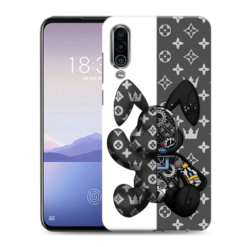 Силиконовый чехол на Meizu 16Xs с принтом Луи робот