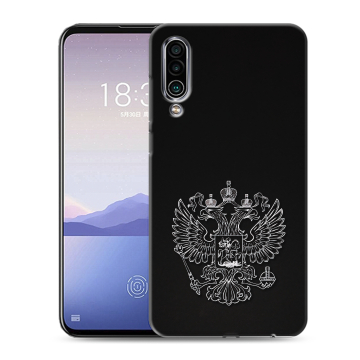 Силиконовый чехол на Meizu 16Xs с принтом Герб России