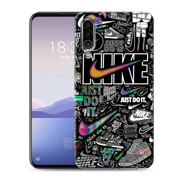 Силиконовый чехол на Meizu 16Xs с принтом Найк