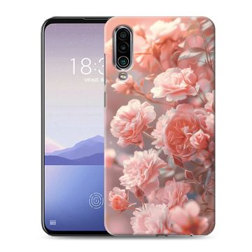 Силиконовый чехол на Meizu 16Xs с принтом Розовые розы