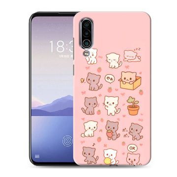 Силиконовый чехол на Meizu 16Xs с принтом Hello Kitty Хелоу Кити