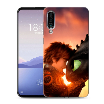 Силиконовый чехол на Meizu 16Xs с принтом Как приручить дракона