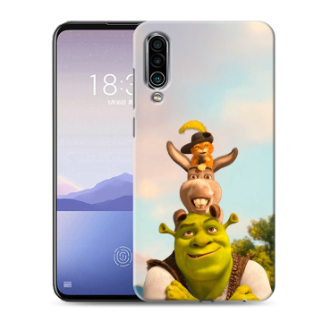 Силиконовый чехол на Meizu 16Xs с принтом Шрек Shrek