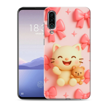 Силиконовый чехол на Meizu 16Xs с принтом для девочек