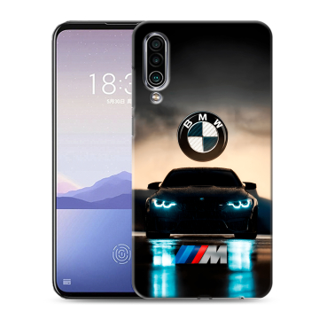 Силиконовый чехол на Meizu 16Xs с принтом БМВ BMW