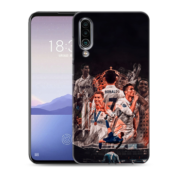 Силиконовый чехол на Meizu 16Xs с принтом Реал Роналдо Real Ronaldo