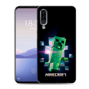 Силиконовый чехол на Meizu 16Xs с принтом Майнкрафт Minecraft