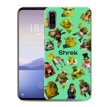 Силиконовый чехол на Meizu 16Xs с принтом Шрек Shrek
