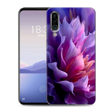 Силиконовый чехол на Meizu 16Xs с принтом женский цветы
