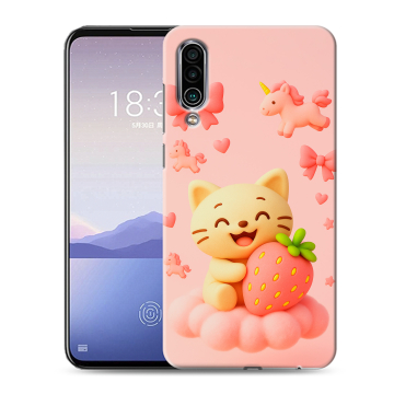 Силиконовый чехол на Meizu 16Xs с принтом для девочек