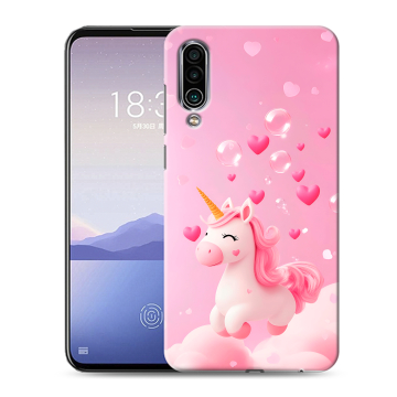 Силиконовый чехол на Meizu 16Xs с принтом Единорог