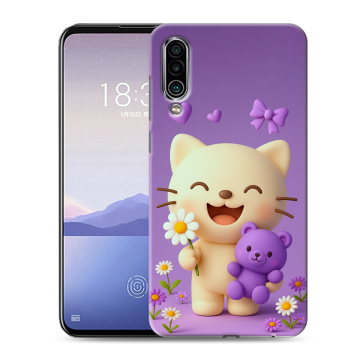 Силиконовый чехол на Meizu 16Xs с принтом для девочек