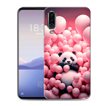 Силиконовый чехол на Meizu 16Xs с принтом Панда