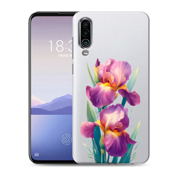 Силиконовый чехол на Meizu 16Xs с принтом Цветы орхидеи