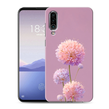 Силиконовый чехол на Meizu 16Xs с принтом Цветы