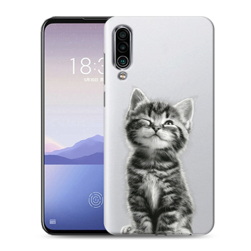 Силиконовый чехол на Meizu 16Xs с принтом Котенок