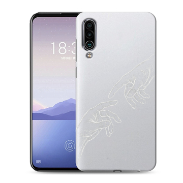 Силиконовый чехол на Meizu 16Xs с принтом Сотворение мира