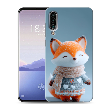 Силиконовый чехол на Meizu 16Xs с принтом Лиса