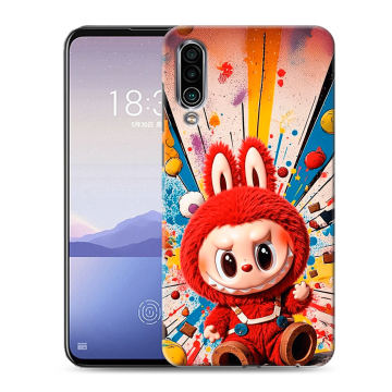 Силиконовый чехол на Meizu 16Xs с принтом Labubu Лабубу