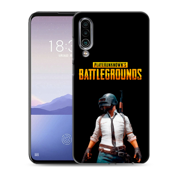 Силиконовый чехол на Meizu 16Xs с принтом PUGB ПАГБ