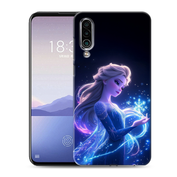 Силиконовый чехол на Meizu 16Xs с принтом Холодное сердце Frozen