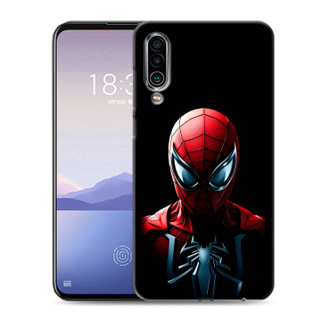 Силиконовый чехол на Meizu 16Xs с принтом Spiderman Человек паук
