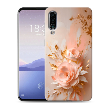 Силиконовый чехол на Meizu 16Xs с принтом женский
