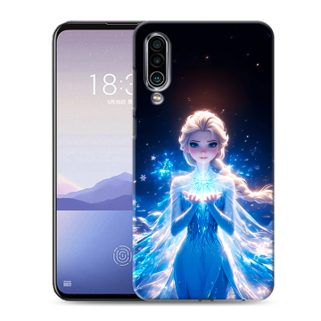 Силиконовый чехол на Meizu 16Xs с принтом Холодное сердце Frozen