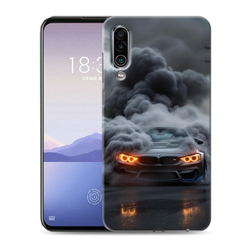 Силиконовый чехол на Meizu 16Xs с принтом BMW БМВ