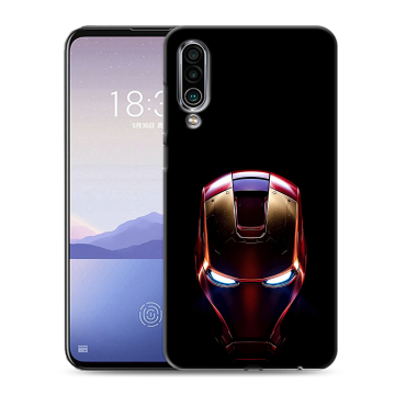 Силиконовый чехол на Meizu 16Xs с принтом IronMan Железный человек