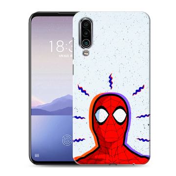 Силиконовый чехол на Meizu 16Xs с принтом Spiderman Человек паук