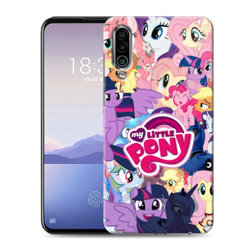 Силиконовый чехол на Meizu 16Xs с принтом My little pony Дружба чудо