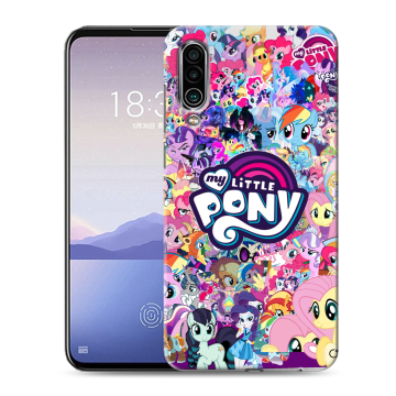 Силиконовый чехол на Meizu 16Xs с принтом My little pony Дружба чудо