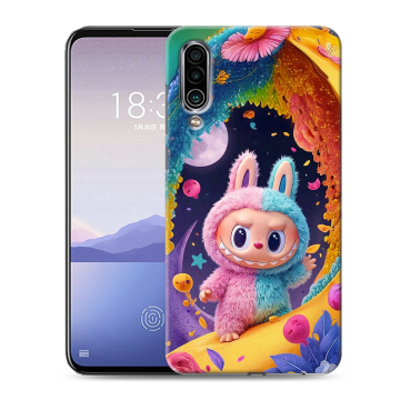 Силиконовый чехол на Meizu 16Xs с принтом Labubu Лабубу
