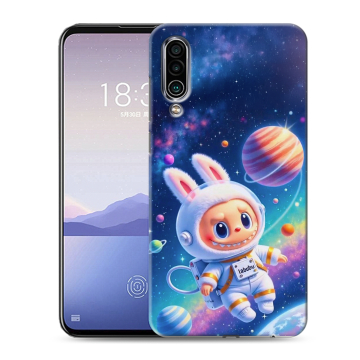 Силиконовый чехол на Meizu 16Xs с принтом Labubu Лабубу