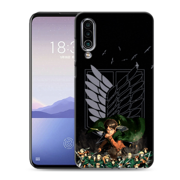 Силиконовый чехол на Meizu 16Xs с принтом Атака титанов
