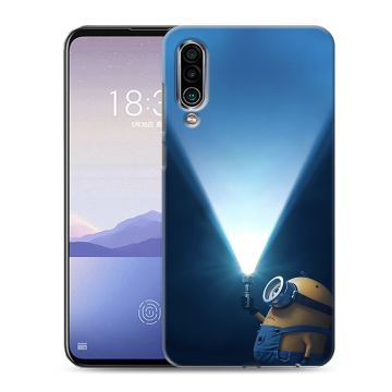 Силиконовый чехол на Meizu 16Xs с принтом Миньоны