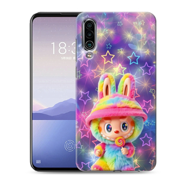 Силиконовый чехол на Meizu 16Xs с принтом Labubu Лабубу