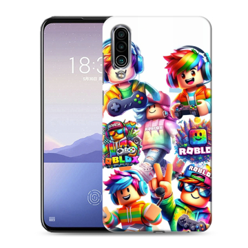 Силиконовый чехол на Meizu 16Xs с принтом Roblox Роблокс