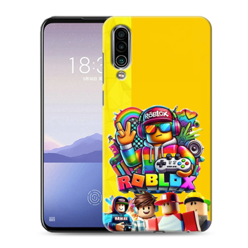 Силиконовый чехол на Meizu 16Xs с принтом Roblox Роблокс