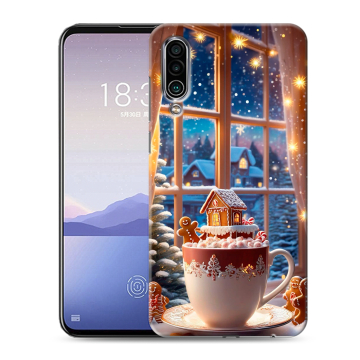Силиконовый чехол на Meizu 16Xs с принтом Новый год