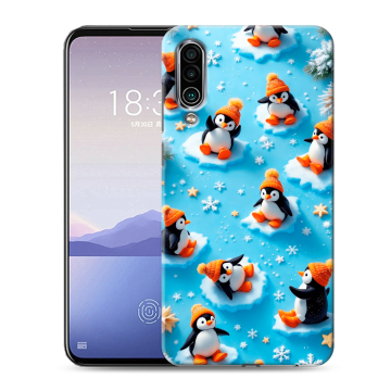 Силиконовый чехол на Meizu 16Xs с принтом Новый год