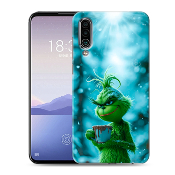 Силиконовый чехол на Meizu 16Xs с принтом Новый год гринч