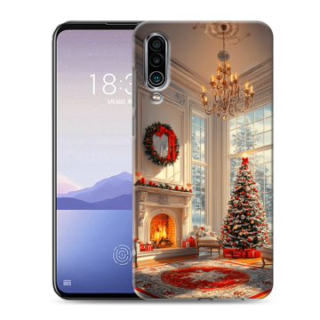 Силиконовый чехол на Meizu 16Xs с принтом Новый год