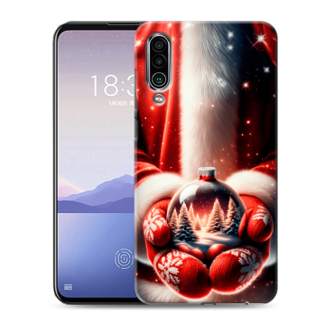 Силиконовый чехол на Meizu 16Xs с принтом Новый год