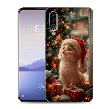 Силиконовый чехол на Meizu 16Xs с принтом Новый год