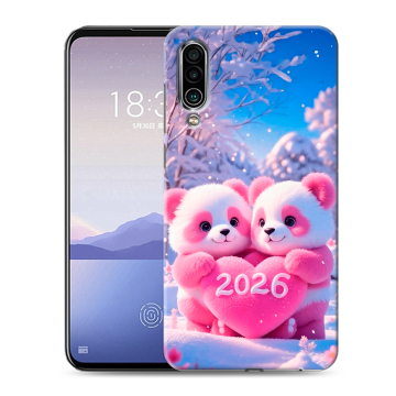 Силиконовый чехол на Meizu 16Xs с принтом Новый год