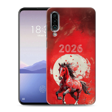 Силиконовый чехол на Meizu 16Xs с принтом Новый год