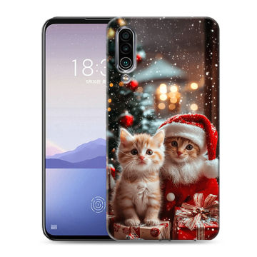 Силиконовый чехол на Meizu 16Xs с принтом Новый год