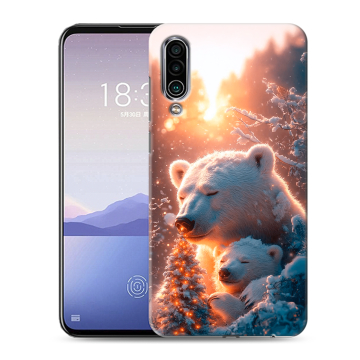 Силиконовый чехол на Meizu 16Xs с принтом Новый год
